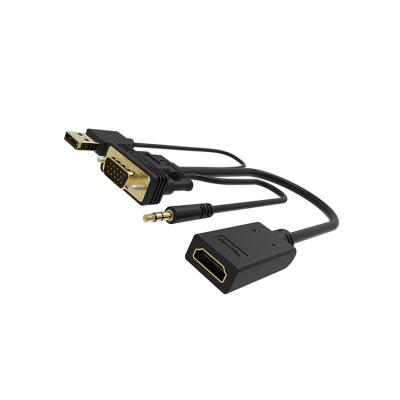 China COMPUTER China Manufacturer HDMI To VGA Converter Hdmi Female To VGA Male Adapter Cable for sale