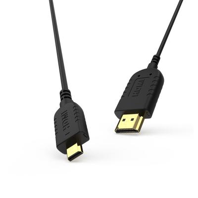 China Conversion Adaptador Micro HDMI cable 1m high speed micro hdmi to hdmi cable with lower price for sale