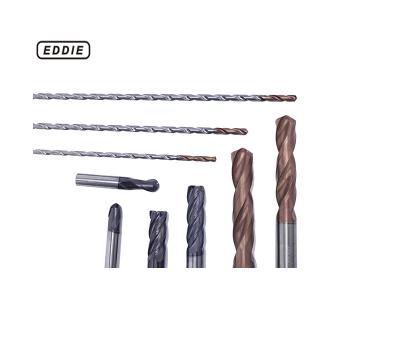 China Carbide Eddie Solid Carbide Endmill CNC Cutter Tool For Metal Milling Cutter Router Bit Square Face End Mill HRC 45/55/60/70 for sale