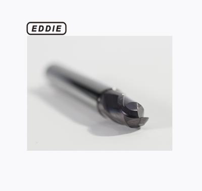 China Carbide EDDIE New Design 4 Flute Milling Cutter Flat Carbide End Mill For Stainless Steel for sale