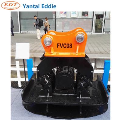 China Crawler Excavator EDT Hydraulic Concrete Vibration Plate Compactor For Sale for sale