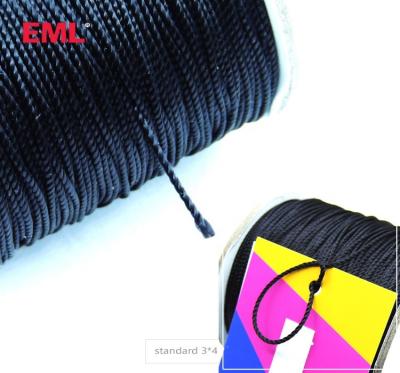 China Sustainable 3mm Elastic Cord Nylon Suction Ties Embroidery Thread Plastic Cord For Hoodie Stopper Cord Lock for sale