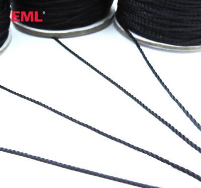 China Viable String Braided Polyester Apparel Accessory Clothing Accessory Hoodie Rope Cord Laces Manufacturer With High Quality for sale