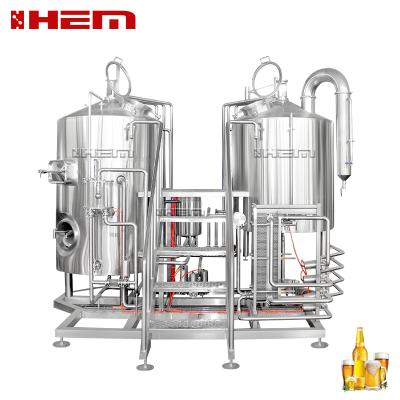 China Small Restaurants 200L 300L 500L Beer Brewing System Micro Brewery Beer Brewing Equipment For Industrial Or Home for sale