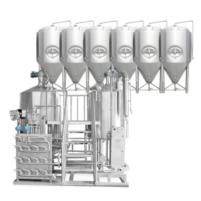 China 100L/200L/500L/1000L/2000L/5000L Hotels Brewery Beer Brewing Equipment Beer Making Machine for sale