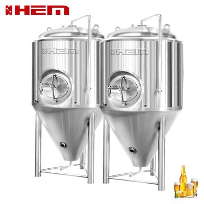 China Hotels 10BBL 15BBL 20BBL Beer Fermenter Fermentation Tank Micro Unitank Luminous Tank For Sale for sale