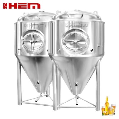 China Restaurant Stainless Steel Fermentation Beer Brewery 500L 1000L 2000L Beer Brewing Fermentation Tank for sale