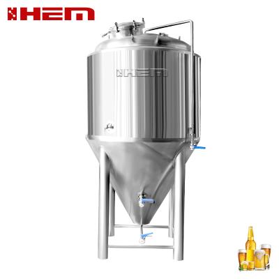 China Hotels Fermenter Fermentation Tank 1000L 10bbl 10hl Conical Beer and Wine Fermentation Tank Stainless Steel for sale