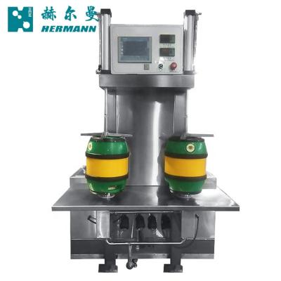 China food & Beverage Factory CE Standard Beer Equipment 2 Heads Beer Keg Washing Machine for sale