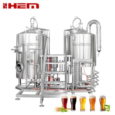 China Restaurants Brewing Equipment 500L Liters Beer Brewing Equipment Turnkey Project for sale