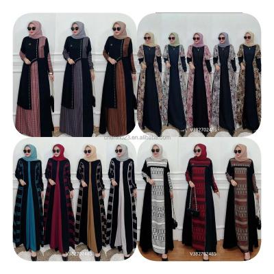 China Washable 2023 Women Wear Slim Abaya Dress Muslim Women Men Abaya Muslim Jilbab Muslim Dress Islamic Clothing for sale