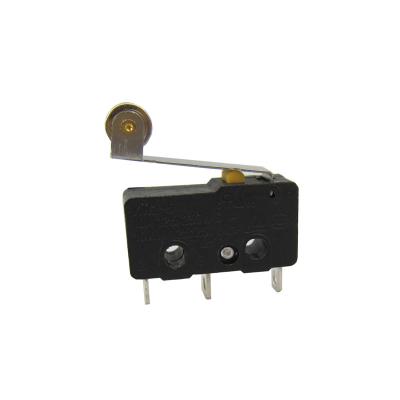 China Application 3 Pin With Micro Roller Switch Micro Switch Factory Long Lever for sale