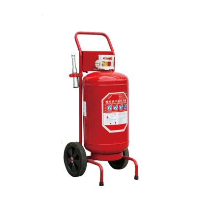 China Carbon Steel Fire Fighting Automatic Dry Powder Wheeled Fire Extinguisher Extintor for sale