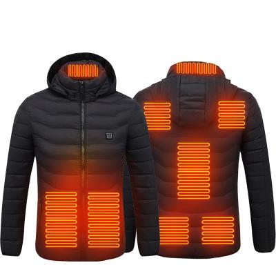 China wholesale Anti-wrinkle oem smart heating shirt thermal powered outdoor wear self work passionate stripper usb coat heated jacket for sale