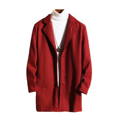 China pria jas ceket Anti-wrinkle Everland men's coat Chaqueta primavera long loose coats turn-down bahar straight collar for sale