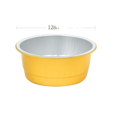 China 450ml Food Grade Aluminum Foil Tray for Cake Baking Pulp Moulding and Eco-friendly for sale