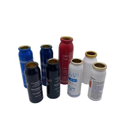 China Customized White Aluminum Aerosol Can for Chemical Industrial Metal Packaging for sale