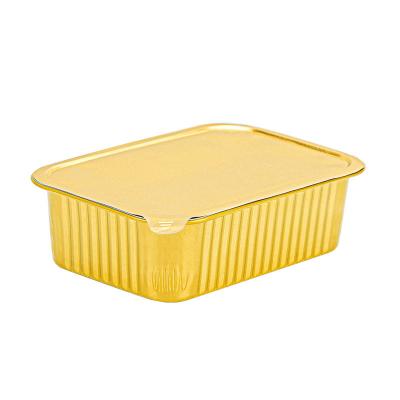 China Customized Shapes 600ml Aluminum Foil Cake Pans 10 Pack 20 Pack 50 Pack for Food for sale