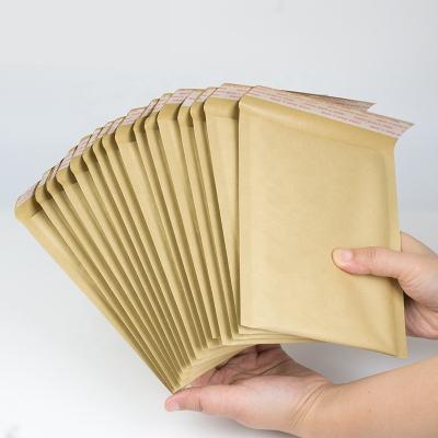 China Custom Printing Bubble Wrap Announcement Wrapping Paper Bubble Padded Brown Paper Mailer Strong Adhesive for sale