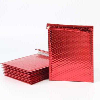 China Red Bare Tear Bubble Mailing Bubble Mailer Mailer Packaging Waterproof And Tearproof Mailing Bags With Multilple Sizes for sale