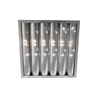 China Outdoor Custom Commercial Household Range Hood Filter Stainless Steel Baffle Filter For Kitchen for sale