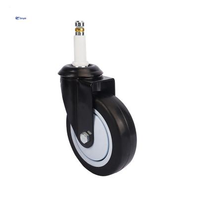 China Pneumatic Professional Custom Caster Wheels Furniture Fittings Swivel Plate Caster For Furniture for sale