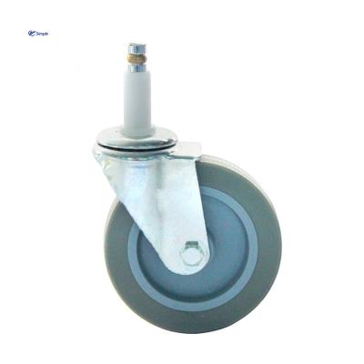 China Modern Professional Manufacturer Table Wheels Swivel Screw Caster Wheel With Galvanized Housing for sale