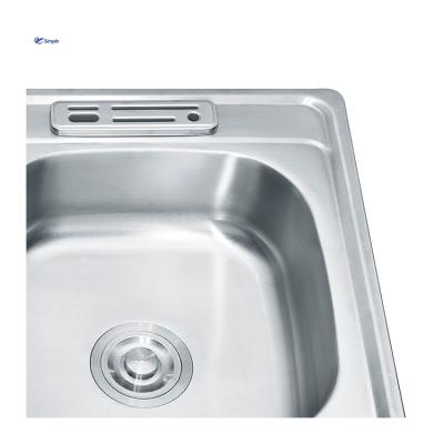 China Without Faucet Customized Commercial Restaurant Stainless Steel Kitchen Sink Metal Lab Industrial Sink for sale