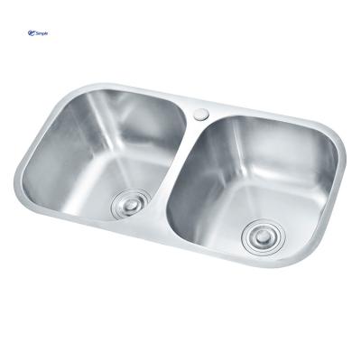 China Dishwasher Free Double Faucet Kitchen Sink Fruit Vegetable Kitchen Sink Bowl Washing Sink for sale