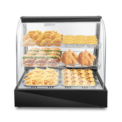 China Fried Chicken Burger Egg Pie Holding Cabinet Display Cabinet Beverage Warmer Cabinet Standard Size for sale