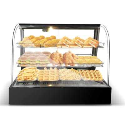 China Fried Chicken Burger Egg Pie Holding Cabinet Display Cabinet Beverage Warmer Cabinet Standard Size for sale