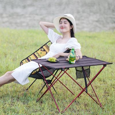 China Foldable Wooden Camp Furniture Portable Foldable Camping Chair Table Outdoor Furniture for sale