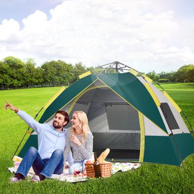 China Rainproof foldable black large beach outdoor camping tent for 2-3people 4-6people for sale