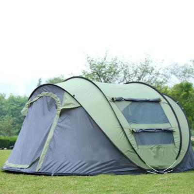 China Single Double Layer Rainproof One Person 1 Person Camping Tent 2 Room With Bed for sale