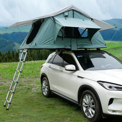 China Durable hard shell car roof top tent camping roof tent high quality hardshell lightweight aluminum hard shell for sale