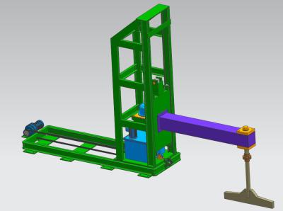 China Copper Rod Casting Machine With Oil Cylinder HHY Hydraulic Pressure Feeding Mixer for sale