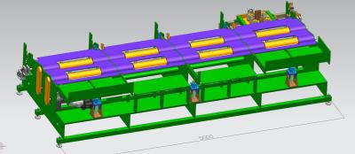 China AUFD Double Drum Automatic Feeding Rack For HYDM Chain Type Wire Drawing Machine for sale