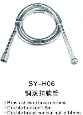 China Stainless Steel Tell Double Lock Shower Hose for sale