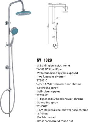 China SY-1023 Led Shower set for sale