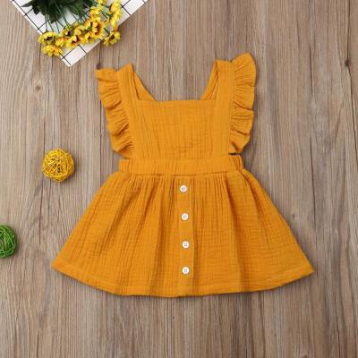 China Wholesale viable smart casual dress for girl children 5 years old girl dress with backless for sale