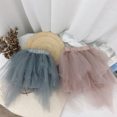 China Plus Size 2019 Latest Baby Asymmetrical Fairy Dresses Little Girls Puffy Tulle Skirt for sale