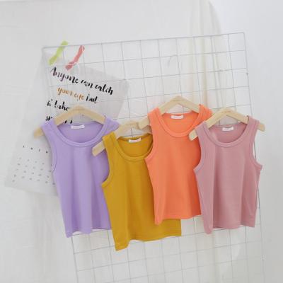 China Wholesale and Custom Breathable Kids Knitted Vest Summer Wear Baby Boy Top Vest for sale