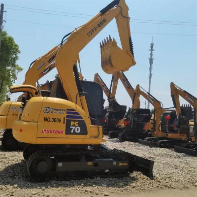 China second hand crawler excavator used PC70/PC130/PC200-7/PC220 KOMATSU excavator with Japan 0.3M3 engine for sale