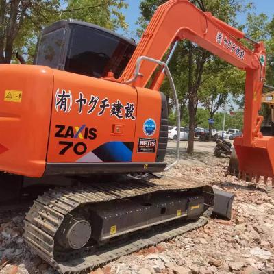 China Good Condition 2019 MADE Used Crawler Excavator Hitachi 7 Ton Excavator ZX70 With Digger 0.25m3 for sale