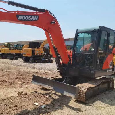 China Good Performance Doosan DX60 Crawler Excavator Second Hand Doosan Track Digger For Sale Used Mini 6ton Excavator 0.18mÂ ³ for sale