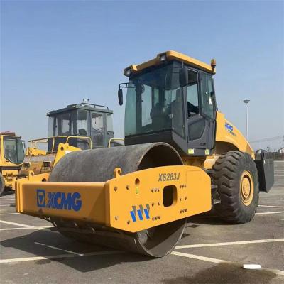 China Construction worksÂ   2018 year single drum vibratory roller road roller XS263J XS203J XS223J XS223JE used roller for x cmg for sale