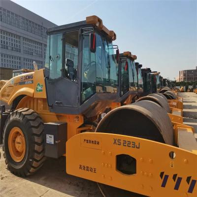 China Xcmg Xs223j brand used original Chinese road rollers 23t old building material stores road roller XS223J with good performance for sale