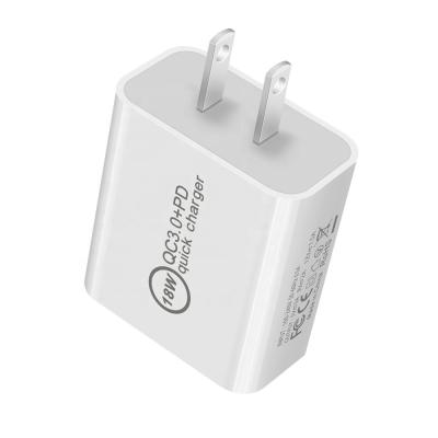 China Universal Mobile Phone EU USA Plug USB Travel Charger Type C Charger Palladium Adapter For iPhone 12 for sale