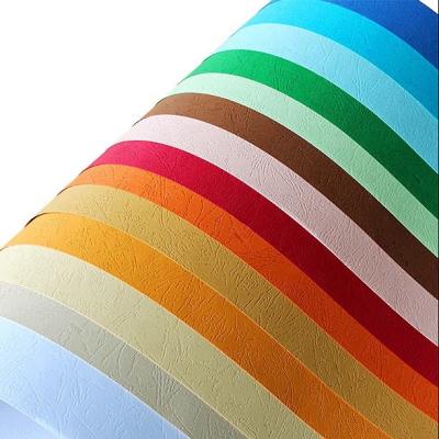 China Recycled Materials Embossed Leather 100 Sheets Color A4 Printable Textured Cardboard Book Binding Paper for sale