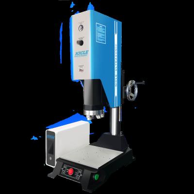 China Hotels Semi-automatic PVC Ultrasonic Plastic Welding Machine For Plastic Button Bolts for sale